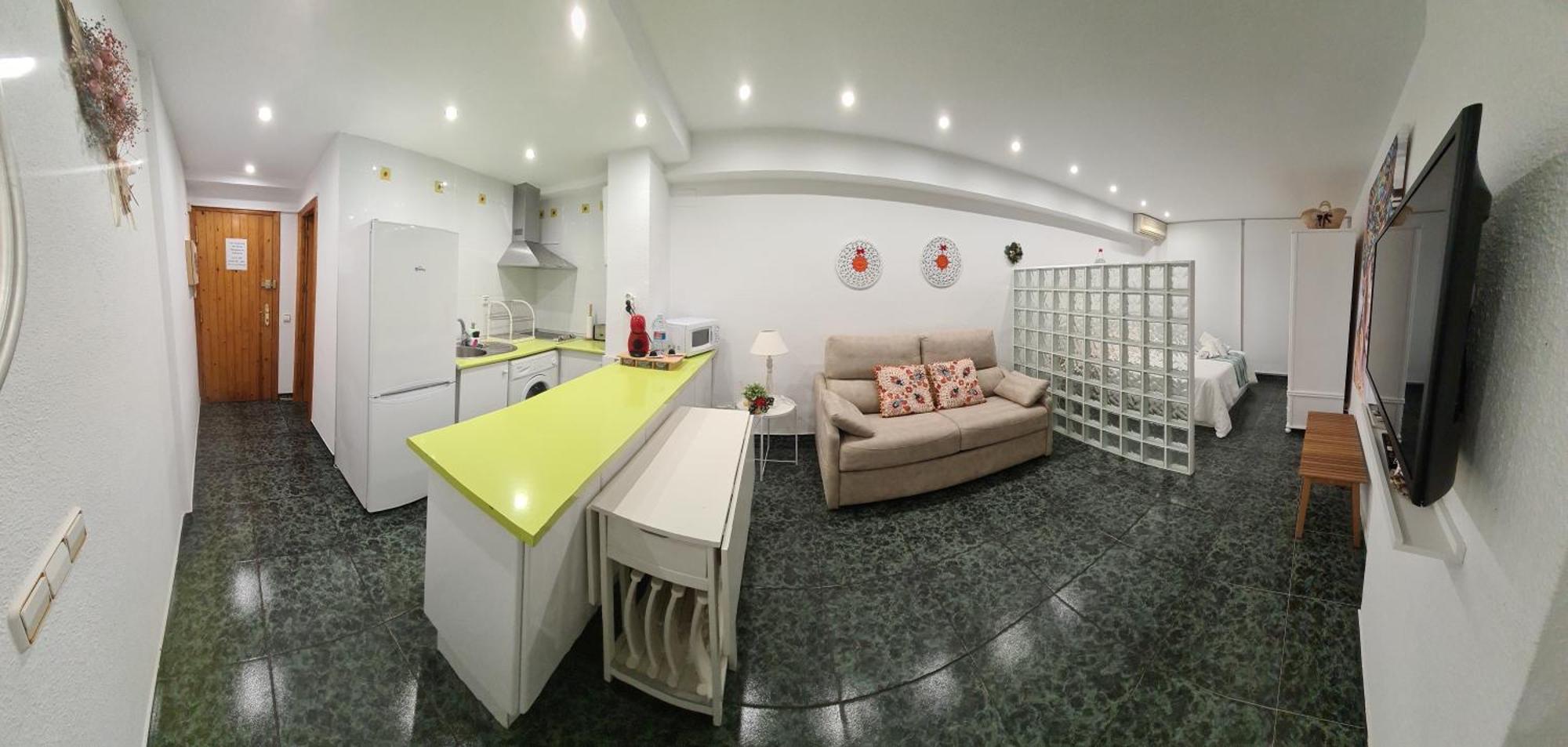 Apartamento Loft Primera Linea De Playa, Vistas Altas Mar Y Castillo Peñíscola Esterno foto